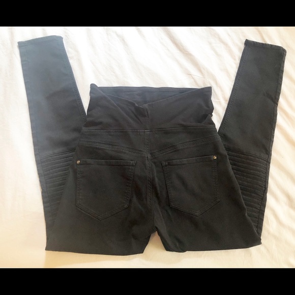 H&M Pants - H&M  Maternity “Mama” Size 10 Stretch Skinny Jeans